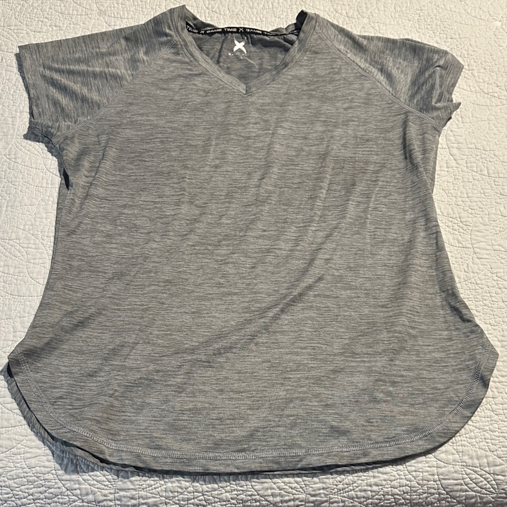 NWOT Game Time Grey top